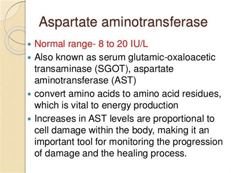 aspartate amino transf|what causes high aspartate aminotransferase.